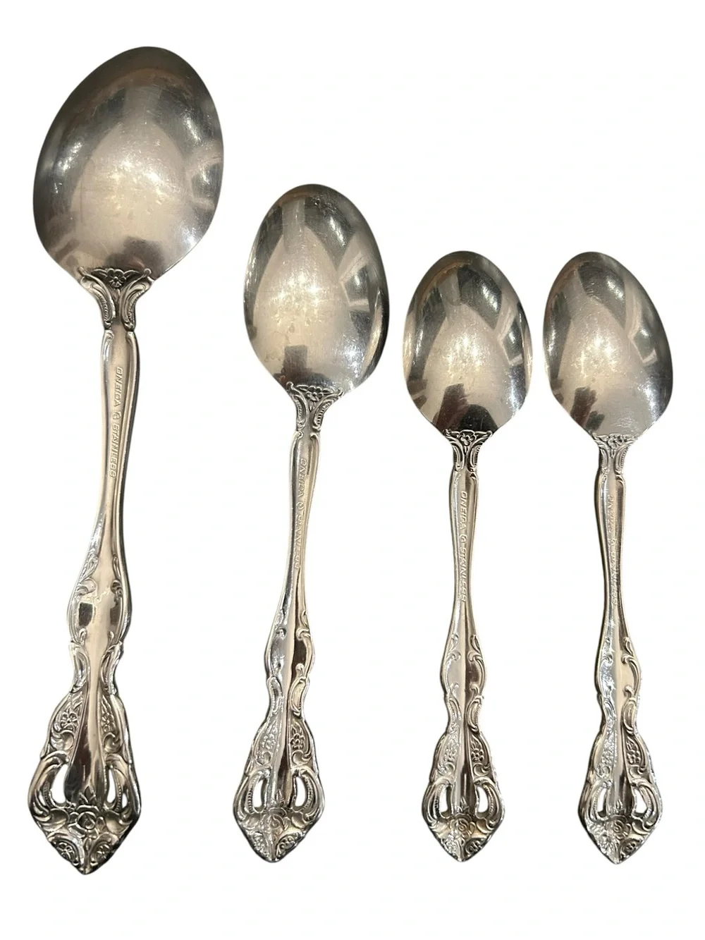 VTG Oneida Michelangelo Serving Spoon, Soup Spoon, 2 Teaspoons 18/10 Stainless